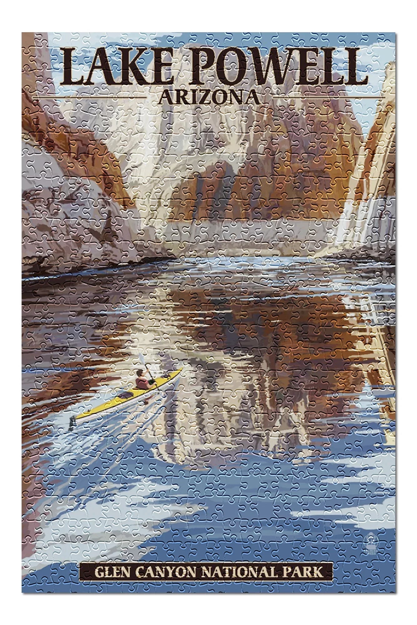 Lake Powell, Arizona, Glen Canyon National Park (19x27 inches, Premium 500 Piece Jigsaw Puzzle for Adults and Family, Made in USA)