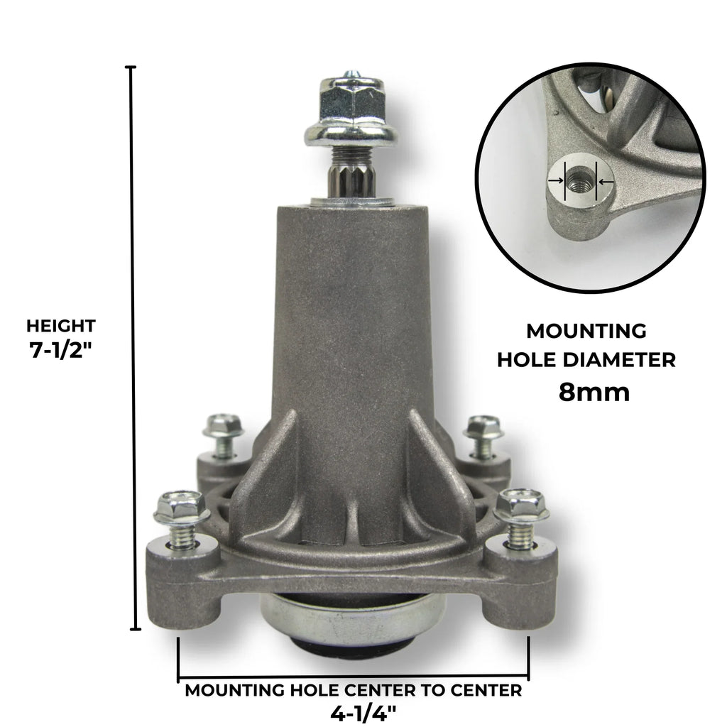 Jeremywell Spindle Assembly Replaces AYP Husqvarna 532187292 532192870 46" 48" 54" (2PCs) - Exclusive Design