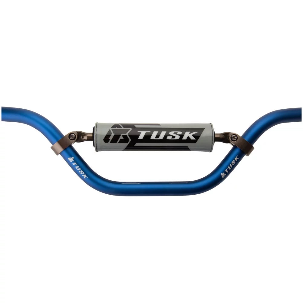 Tusk T-10 Aluminum 7/8" Handlebar Mini High Bend Blue For LEM LX2 1997-2000