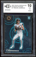 2021 Panini Chronicles Dynagon Rookies #1 Trevor Lawrence Card BCCG 10 Mint+ - Exclusive Design