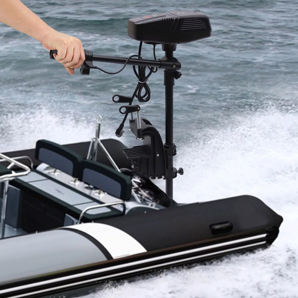 260lbs 48V Heavy Duty Electric Outboard Motor Fishing Boat Engine Trolling Motor - Exclusive Design