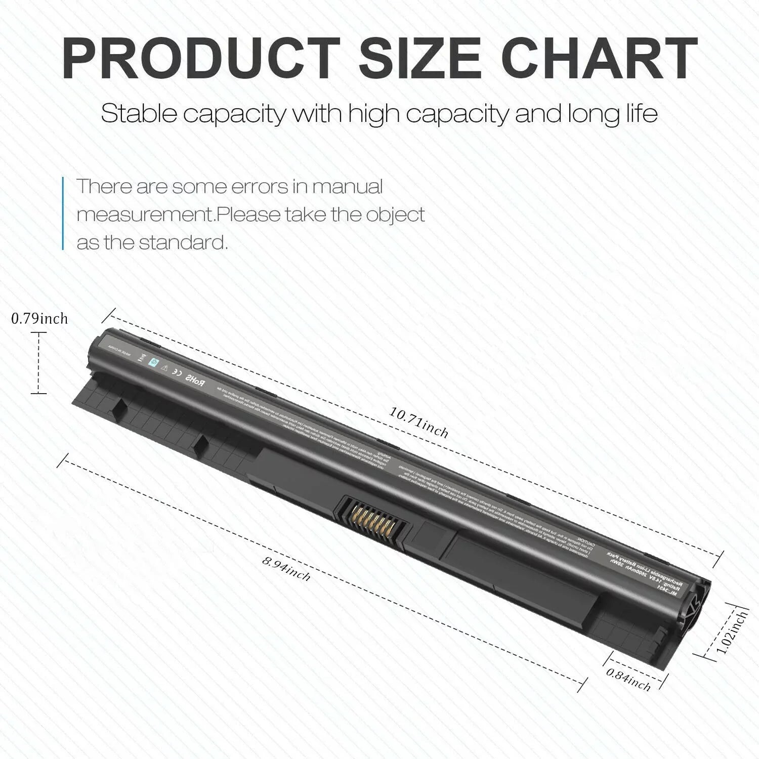 M5Y1K Laptop Battery For Inspiron 3567 3551 5555 5558 5559 5758 5755 USPS