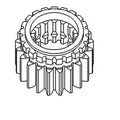 RAParts Countershaft Sliding Gear Coupling Fits 2000 3000 3600 3610 4000 4100 4200 5000-