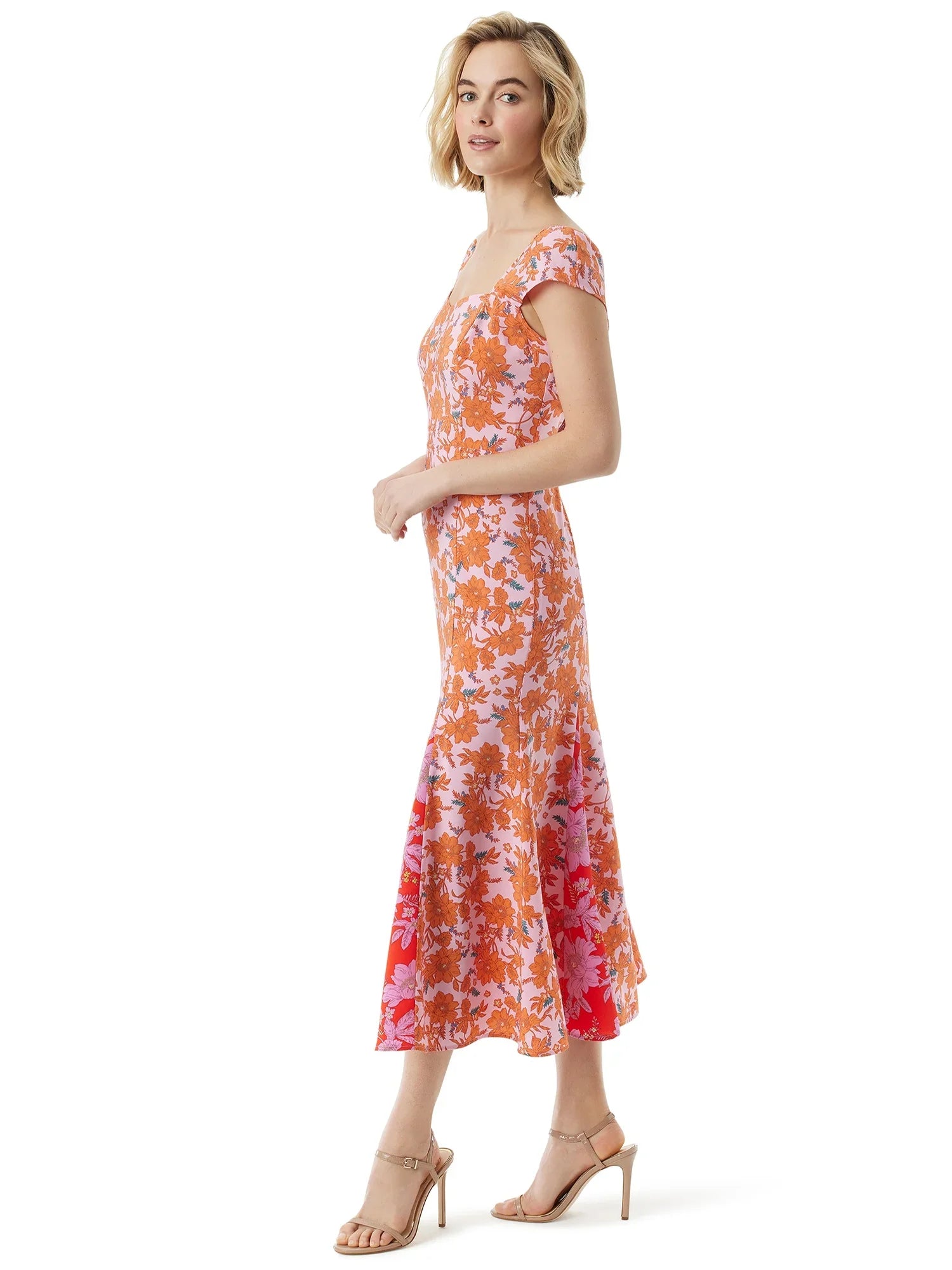 Stylish Jessica Simpson Women's Flare Cap Sleeve Dress