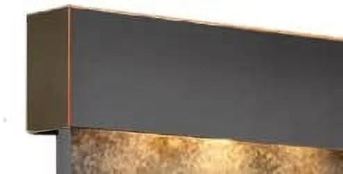 Stylish Adagio OFR1502 Olympus Falls Round Wall Fountain - Blackened Copper-Green Natural Slate