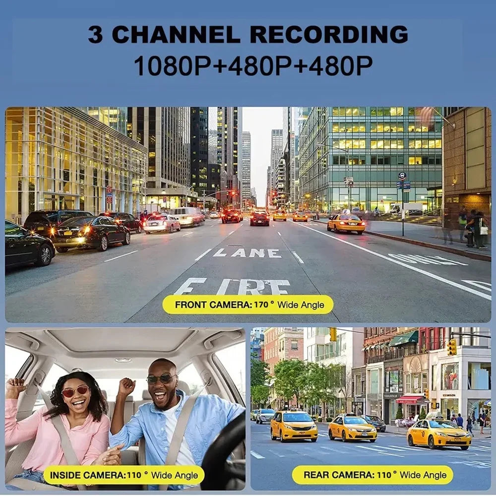 Stylish Dazzduo Auto 3 2 ty WENZI Recorder Camera 3 2 XIXIAN Recording , Car 3 2 QISUO Mirror 3 2 ERYUE Safety Camcorder Video Multi-Language Driving 2 in Clear Cam Rearview 3 Cameras Dash