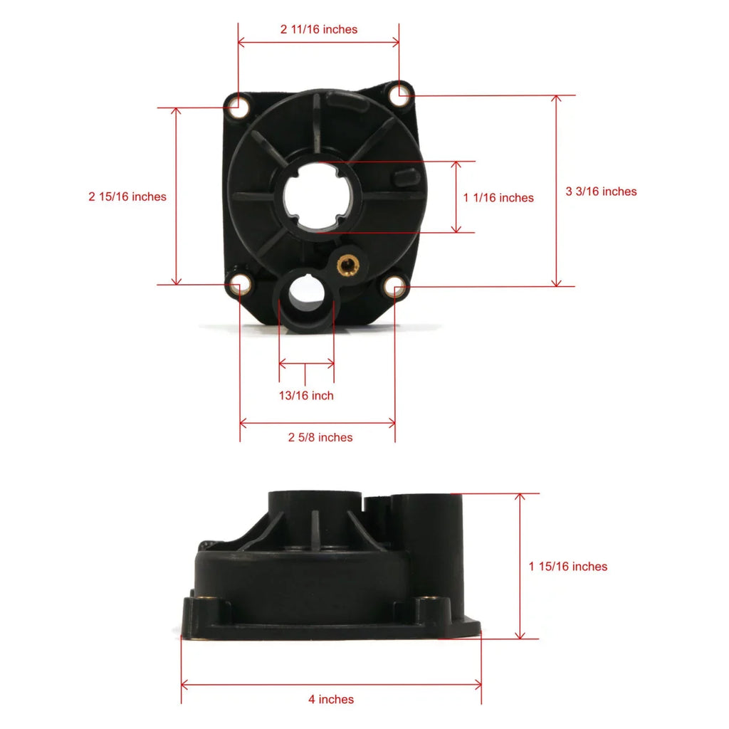 Stylish The ROP Shop | Water Pump Impeller Kit For 1987 Evinrude 60 E60TLCUC Outboard, 15" Transom