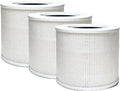 Stylish Nispira 3-in-1 True HEPA Activated Carbon Filter Replacement For Proton Pure Portable Air Purifier Remove Smoke, 3 Pack