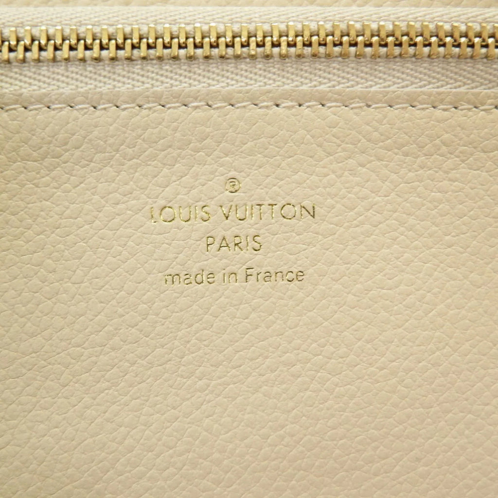 Pre-Owned Louis Vuitton Monogram Implant Portefeuille Secret M93432 Neige Bifold Wallet Round (Good) - Exclusive Design