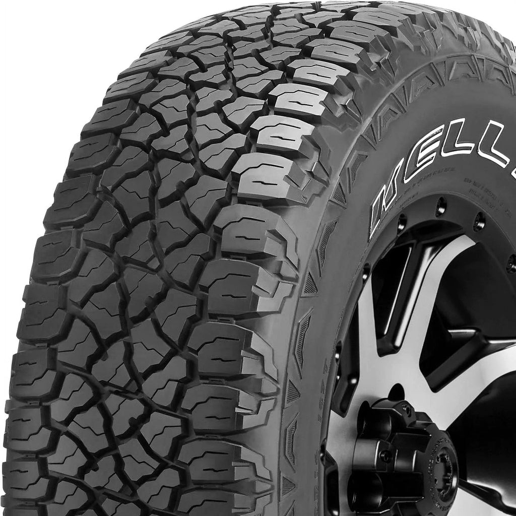 Set of 4 (FOUR) Kelly Edge A/T 265/70R17 115T AT All Terrain Tires Fits: 2014-18 Chevrolet Silverado 1500 WT, 2010-21 GMC Sierra 1500 SLE - Exclusive Design