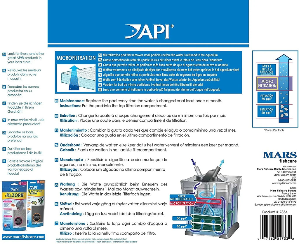 API Filstar XP Micro Filtration Pads 3 count - Exclusive Design