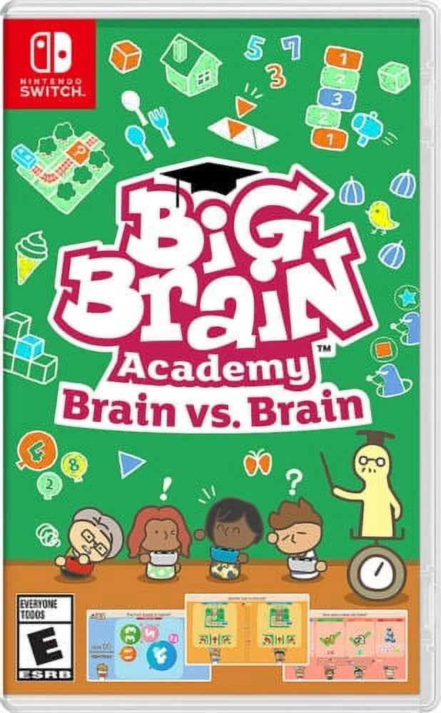 Big Brain Academy: Brain vs. Brain - Nintendo Switch, Nintendo Switch - Exclusive Design