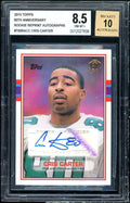 Cris Carter 2015 Topps Anniversary Rookie Reprint Autographs #160RACC BGS 8.5