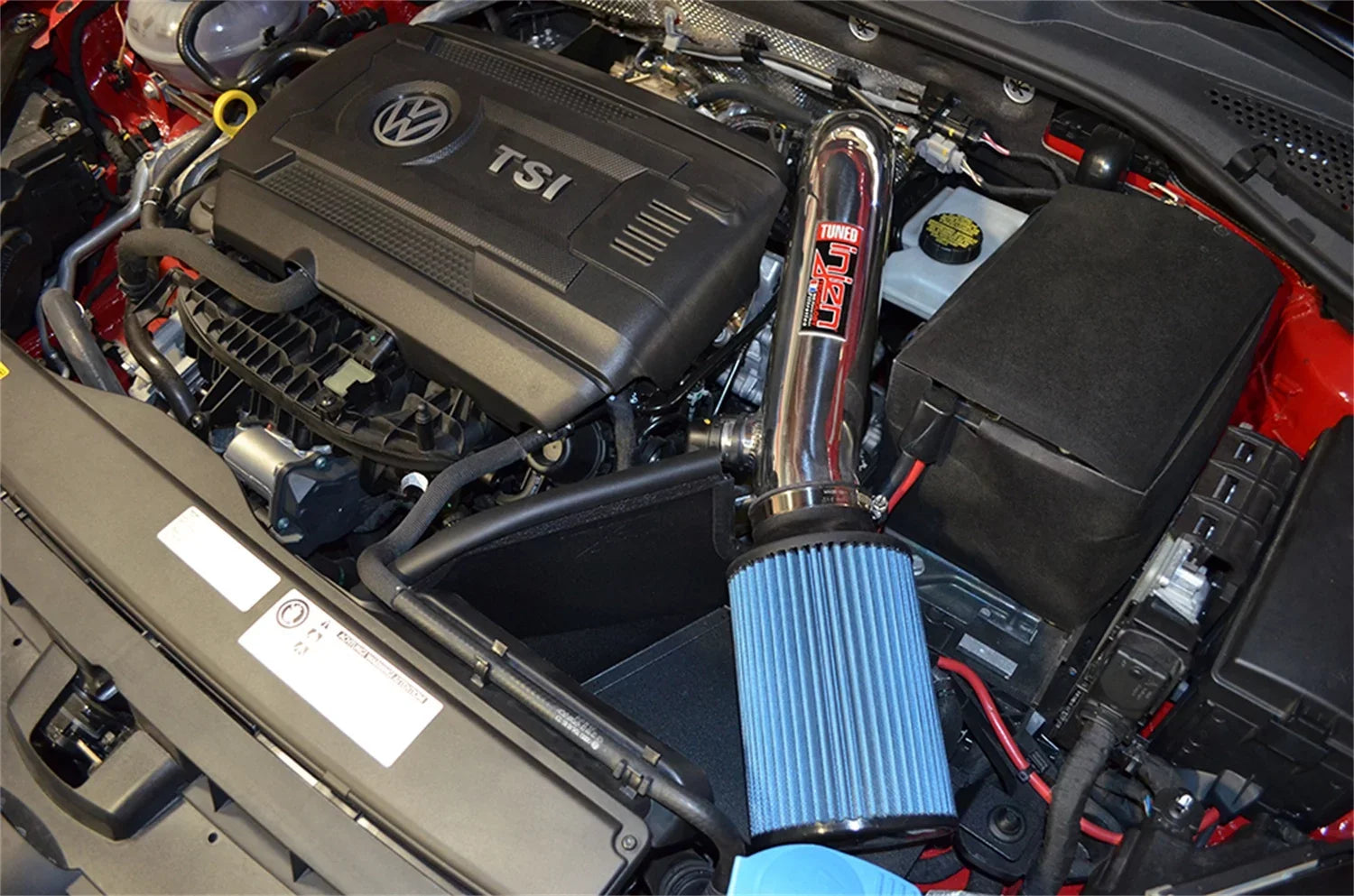 Stylish Injen 15-17 Audi A3 2.0/1.8L 15-16 VW Golf/GTI MK7 2.0L Turbo TSI Polished SRI w/MR Tech + Heat Shld Fits select: 2021 TOYOTA TUNDRA DOUBLE CAB SR/SR5, 2015-2021 VOLKSWAGEN GTI