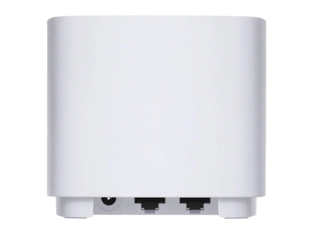 Stylish ZenWiFi AX1800 Dual-Band Mesh WiFi 6 System (XD4) - 3 Pack White, coverage up to 4,800 sq.ft & 25+ devices, 1800Mbps, AiMesh, Lifetime Free Internet Security, Parental Control, Easy Setup