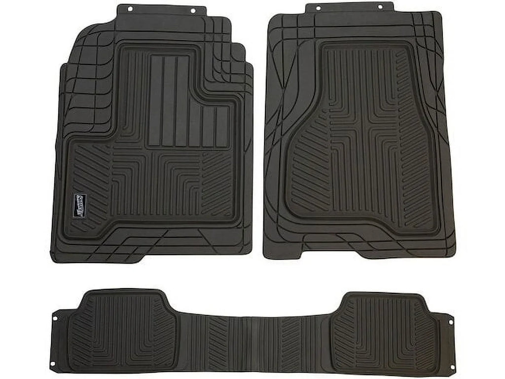 Floor Mat Set 3 Piece - Compatible with 2004 - 2016 Cadillac SRX 2005 2006 2007 2008 2009 2010 2011 2012 2013 2014 2015 - Exclusive Design