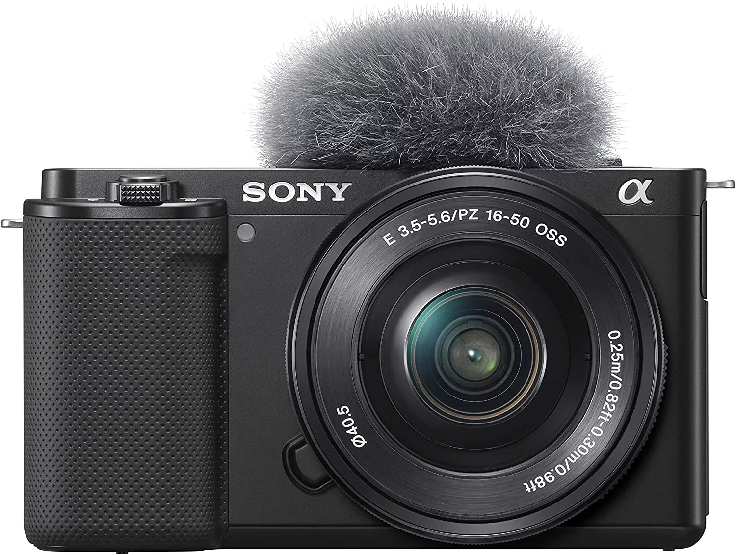Sony Alpha ZV-E10L 24.2 Megapixel Mirrorless Camera with Lens, 0.63", 1.97", Black