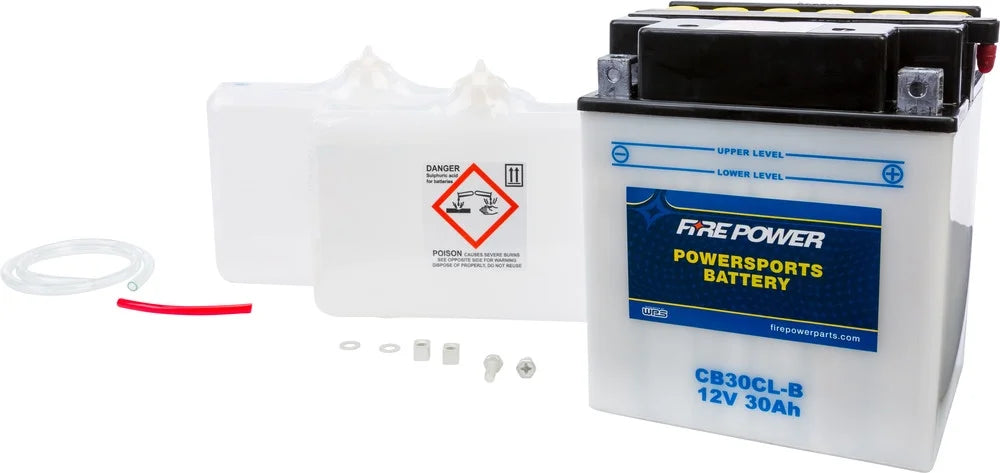 Fire Power Battery W/ACID CB30CL-B Compatible With Sea-Doo RXT 215 2005-2010 - Exclusive Design