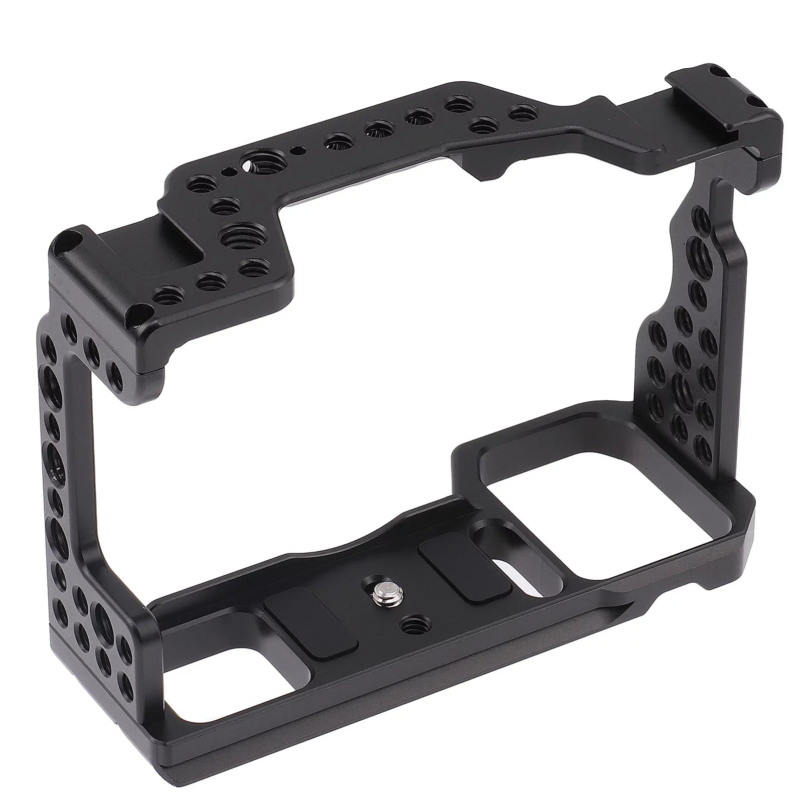 Cage Aluminum Alloy Video Cage Replacement for Sony A7M3 A7R3 A9 Mirrorless with Cold Shoe Mount 14 Inch & 38 Inch Screw Holes