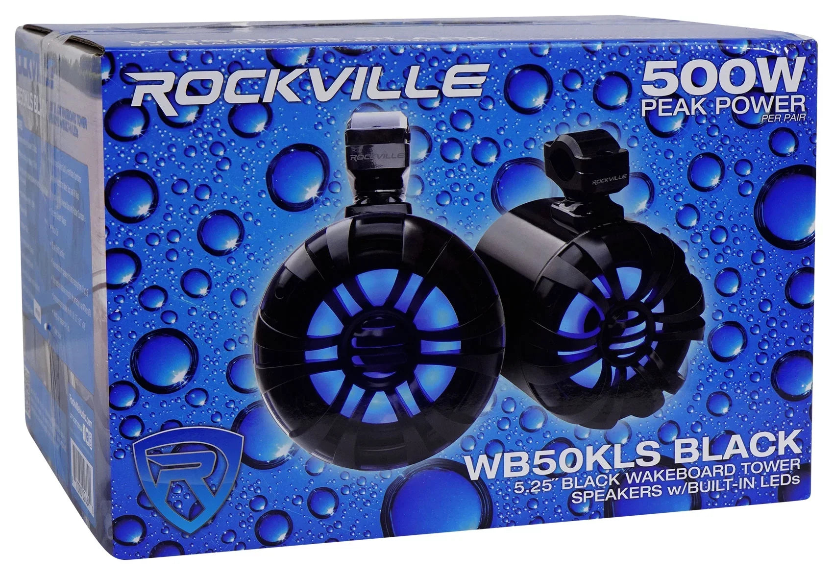 (2) Memphis Audio RZR65FE Pods+LED Tower Speakers+Amp For 2014+ Polaris RZR - Exclusive Design