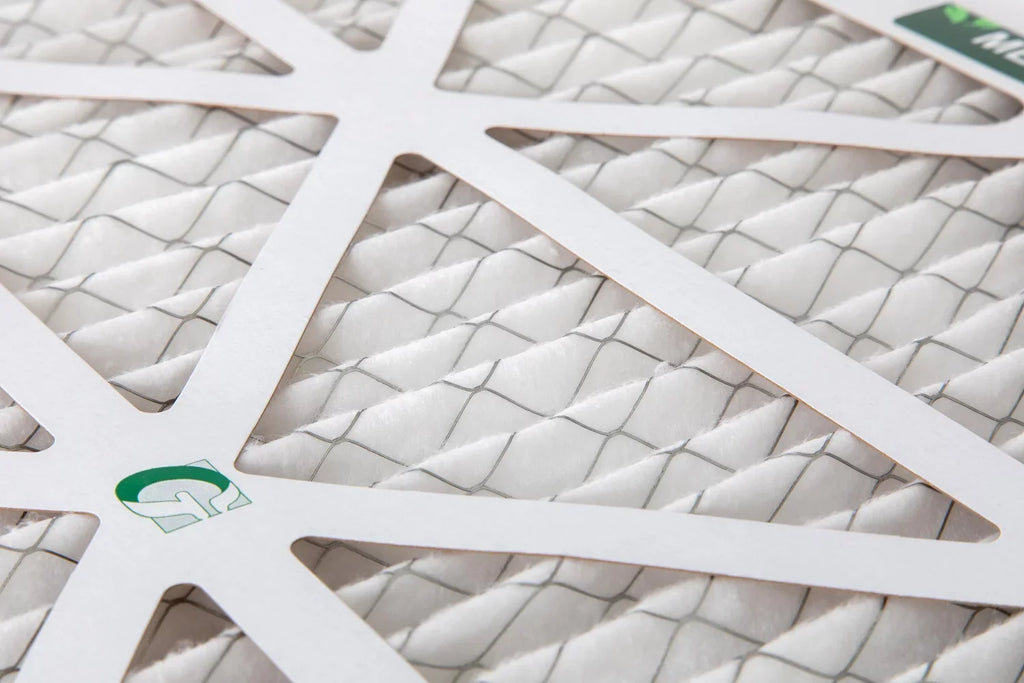 Stylish 6 Pack of 20x20x4 MERV 13 Pleated 4" Inch Air Filters by Glasfloss. Actual Size: 19-1/2 x 19-1/2 x 3-3/4