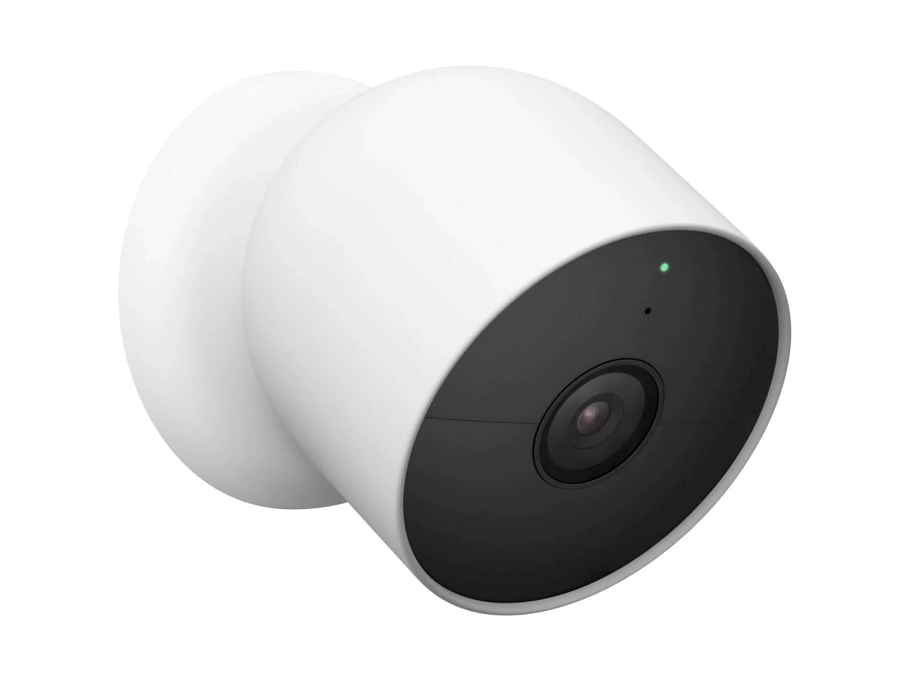 Stylish Nest Camera (outdoor or indoor, battery) 1pk White