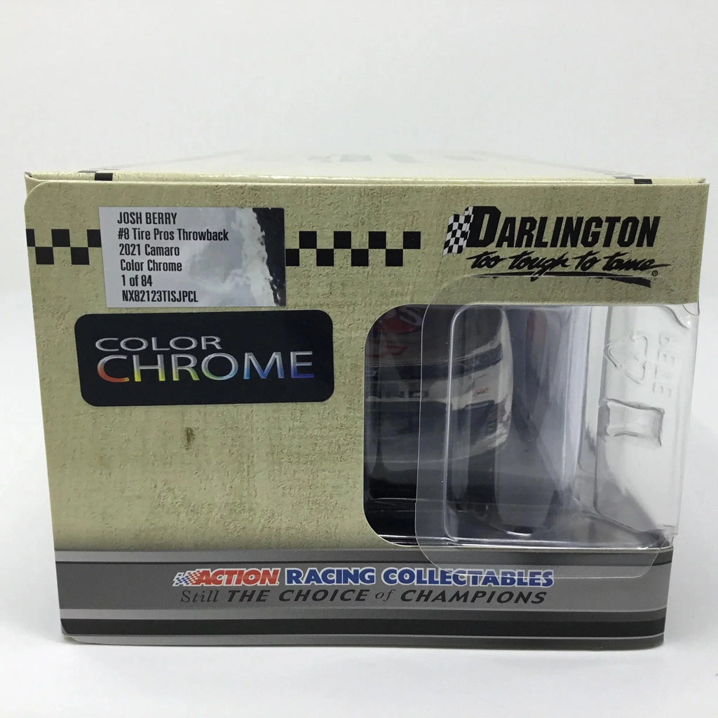Josh Berry 2021 Tire Pros Throwback Color Chrome 1:24 Diecast