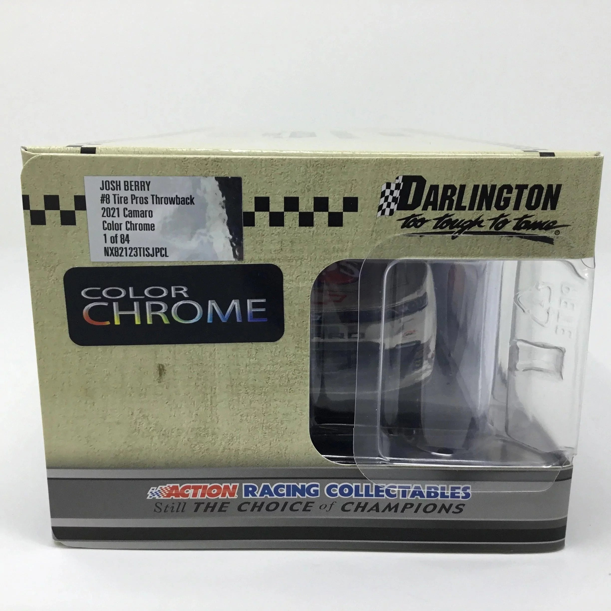 Josh Berry 2021 Tire Pros Throwback Color Chrome 1:24 Diecast