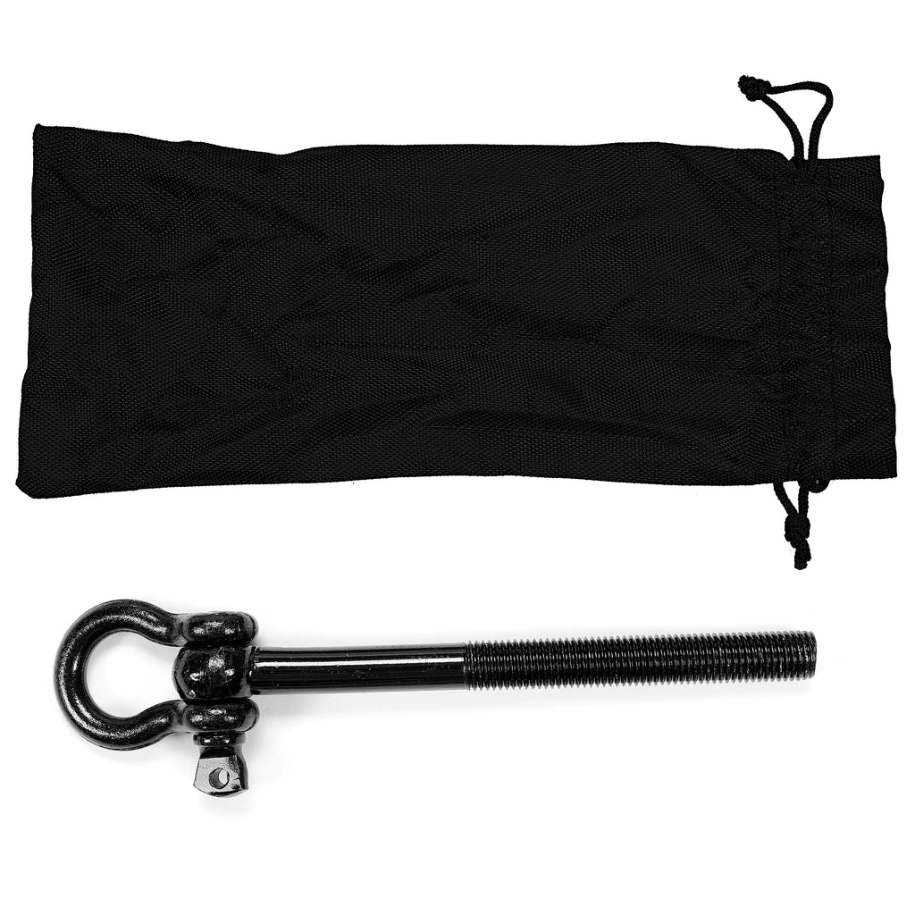 Kojem Steel Tow Hook Trailer Hitch Front Or Rear Trunk Hook for 2014-2023 Chevy Corvette C7 C8 GS Z06 ZR1 Replaces 15234068 Black