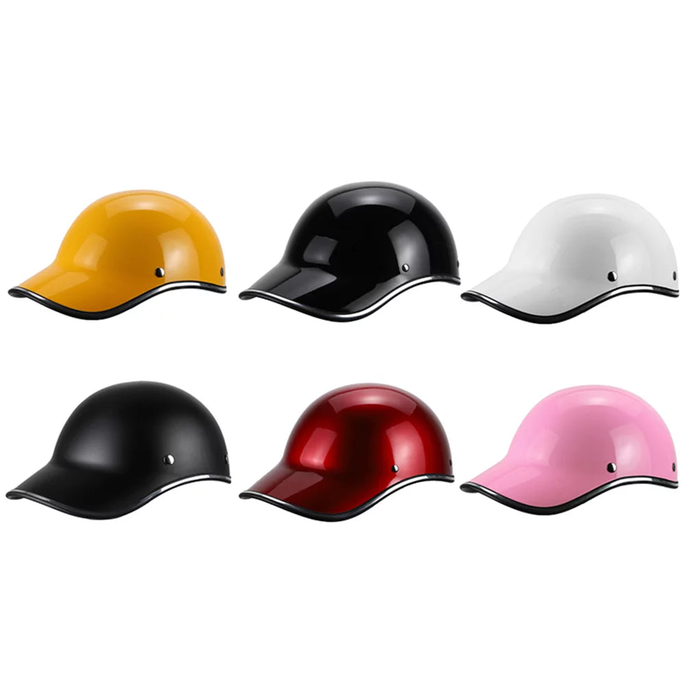 Stylish Motorcycle Bike Baseball Half for Men Women Adults