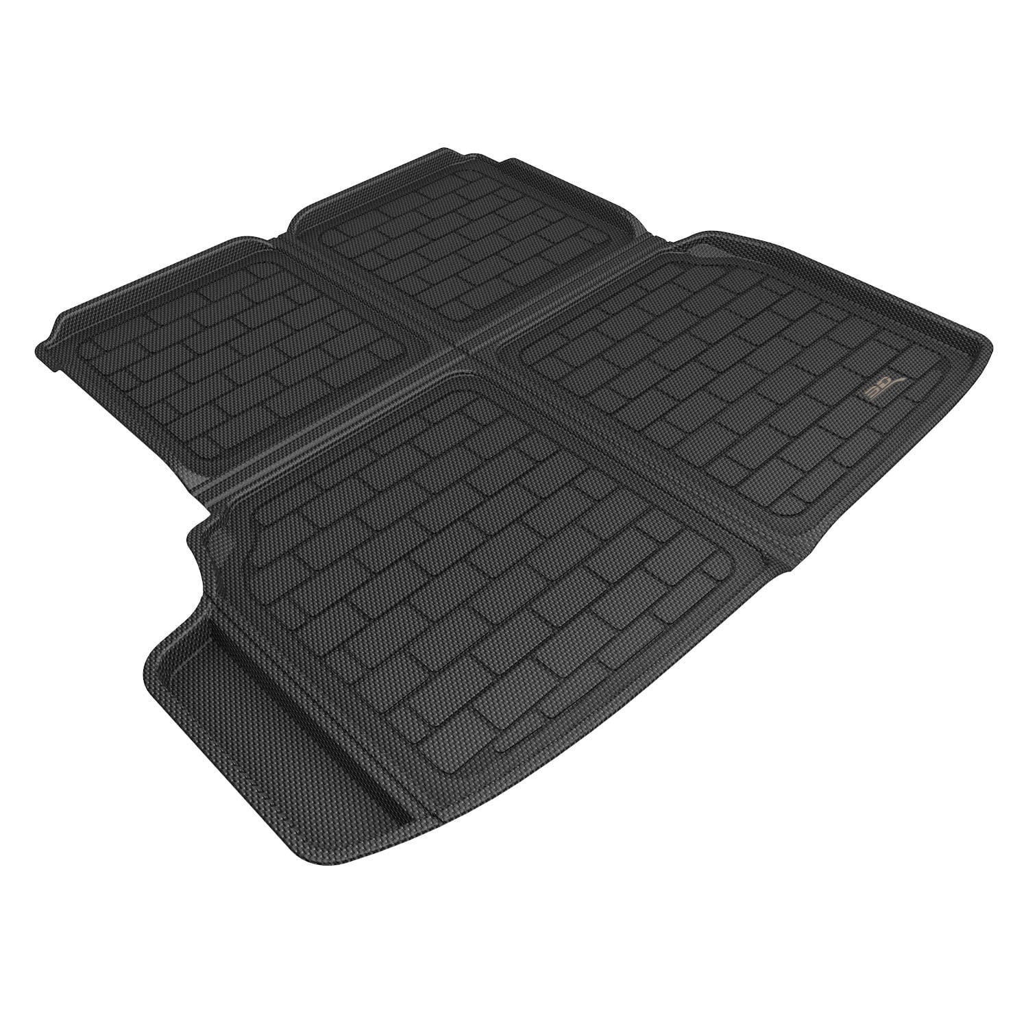 Stylish 3D MAXpider KAGU Cargo Liner (BLACK) compatible with MERCEDES-BENZ EQS 2022-2024 - Cargo Liner