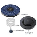 Solar Pond Aerator Pump With Air Hose and Bubble Stone Pond Aerator Fish Tank Oxygenator for Birdbath Fountain Small Pond Circulation - Exclusive Design