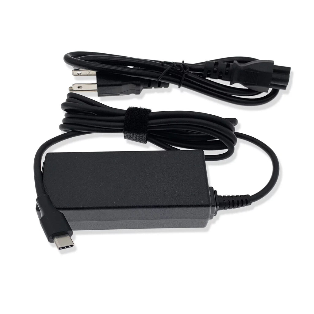 New 45W Type-C AC Adapter Charger For 100E 2nd Gen 81QB000AUS Chromebook - Exclusive Design