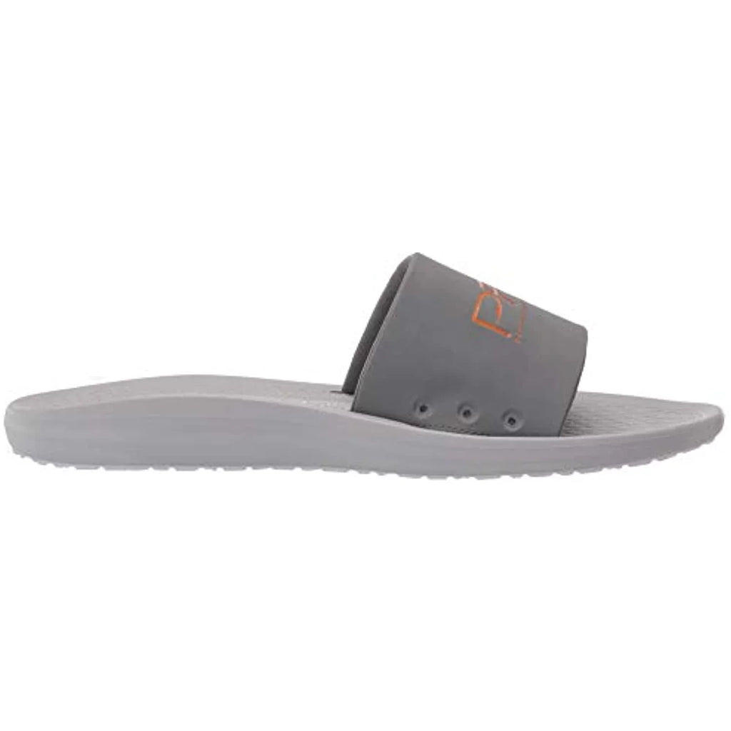 Columbia Men's Yachtrocker PFG Slide Sport Sandal, Ti Grey Steel/Lamp Orange, 9