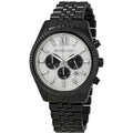 Stylish Michael Kors Lexington Chronograph Quartz Crystal Paved Dial Men's Watch MK8605