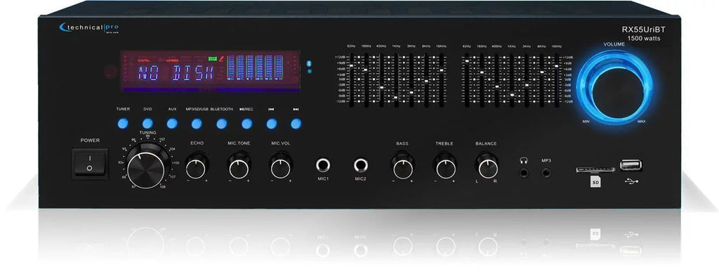 RX55URIBT Home Theater Bluetooth Receiver+4) 6.5" Black Ceiling Speakers