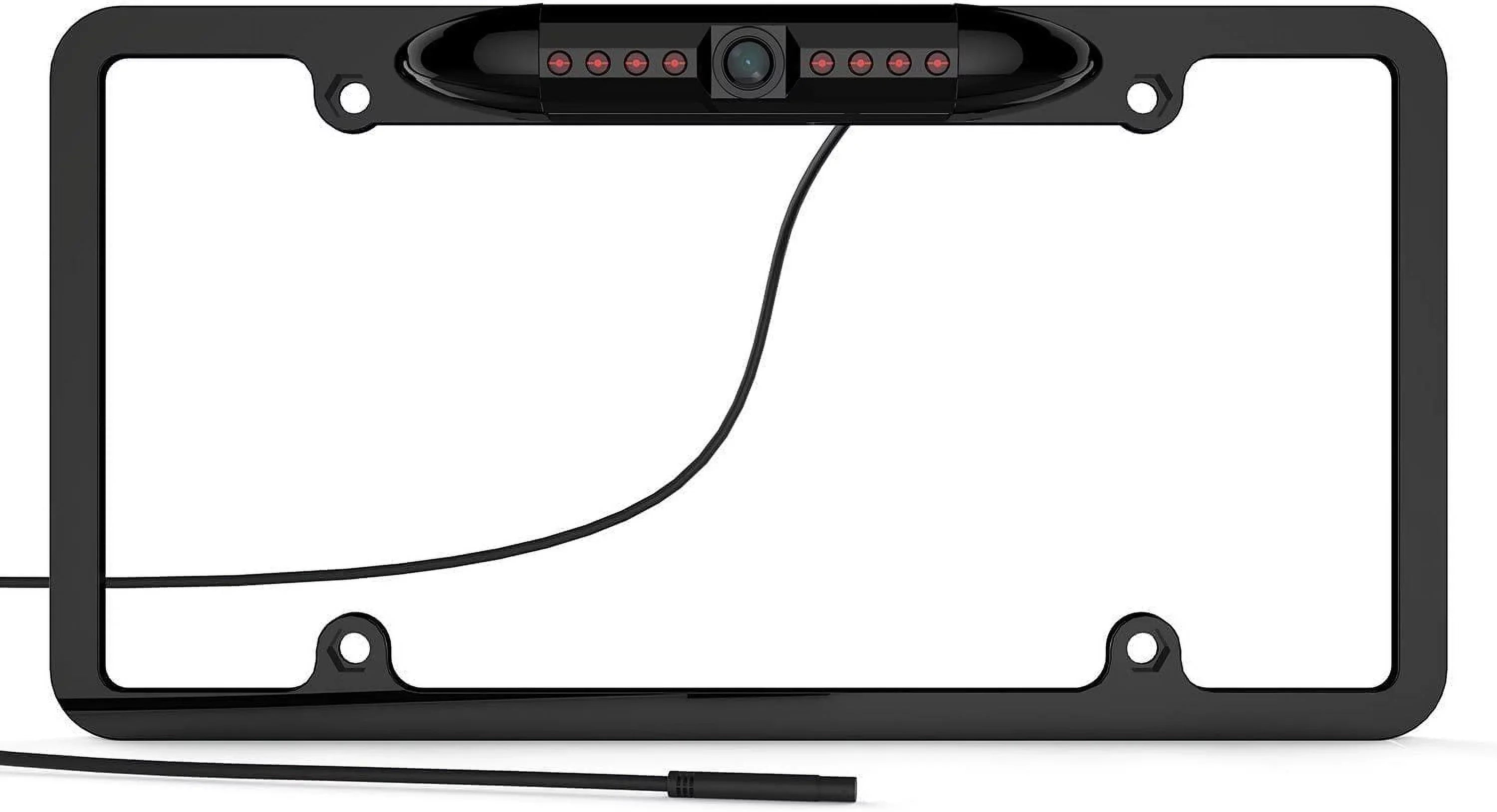 CAM108 Backup Camera License Plate HD Night Vision Rear View 170Â° Angle Waterproof Compatible with Pioneer Car Radio DMH-100BT DMH-WT8600NEX DMH-160BT DMH1770NEX AVH-120BT AVH-210EX AVH-2550NEX - Exclusive Design