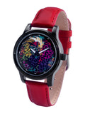 Stylish Disney Villains Cruella De Vil Women's Black Alloy Watch, 1-Pack