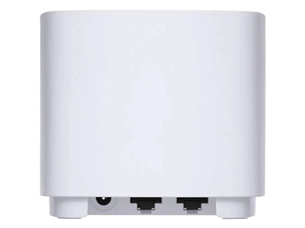 Stylish ZenWiFi AX1800 Dual-Band Mesh WiFi 6 System (XD4) - 3 Pack White, coverage up to 4,800 sq.ft & 25+ devices, 1800Mbps, AiMesh, Lifetime Free Internet Security, Parental Control, Easy Setup