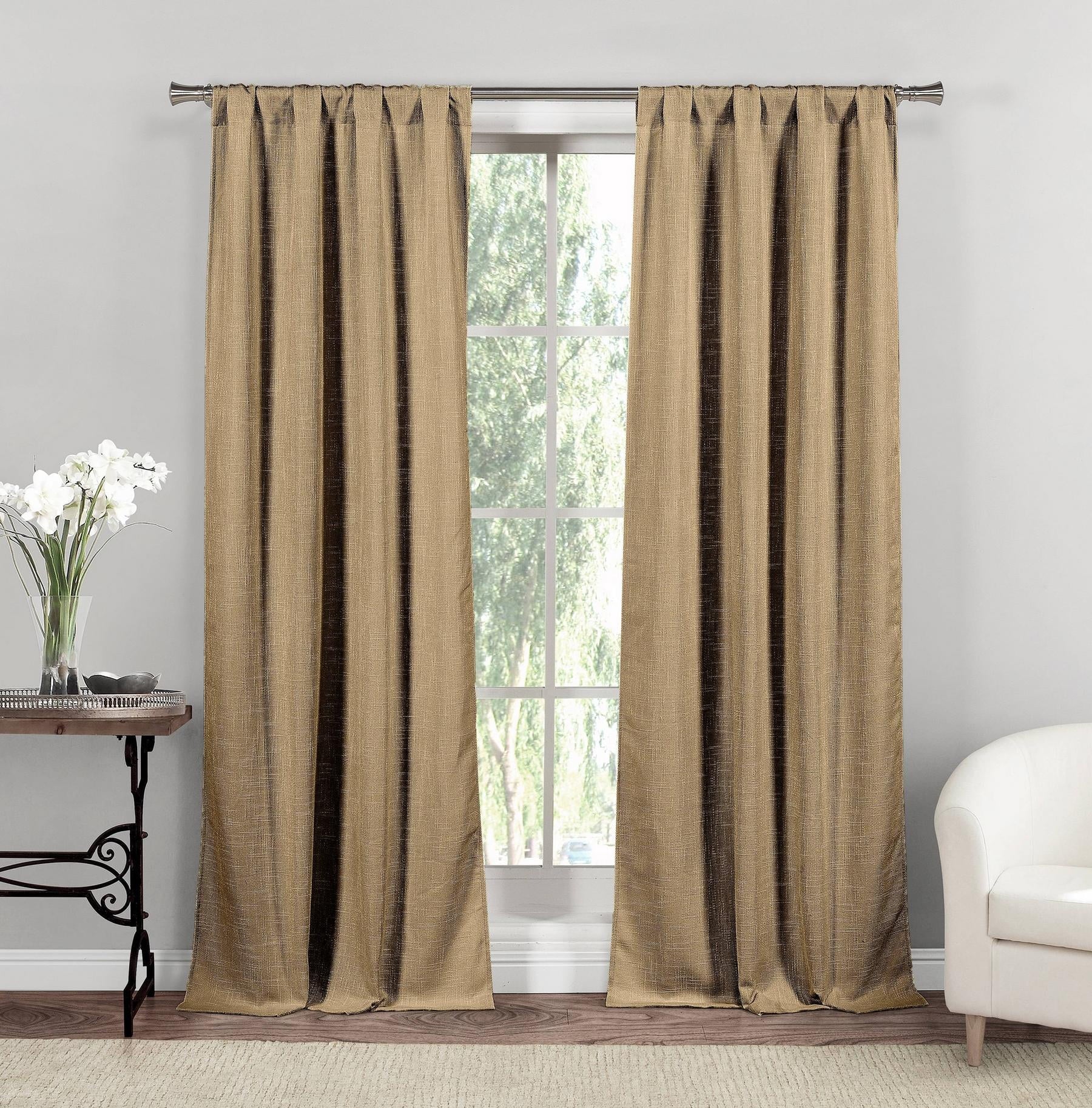 Rebecca Pole Top Window Curtain Set - Exclusive Design