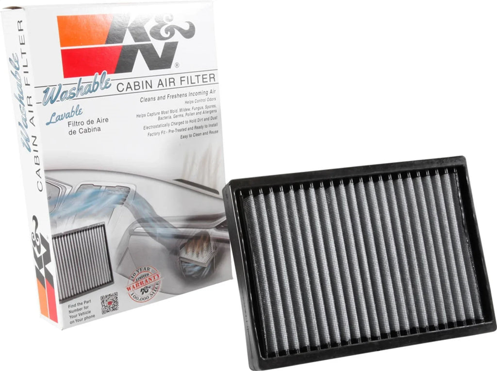 Stylish K&N VF1014 Cabin Air Filter, 1 Pack Fits select: 2017-2021 JEEP COMPASS, 2015-2020 JEEP RENEGADE