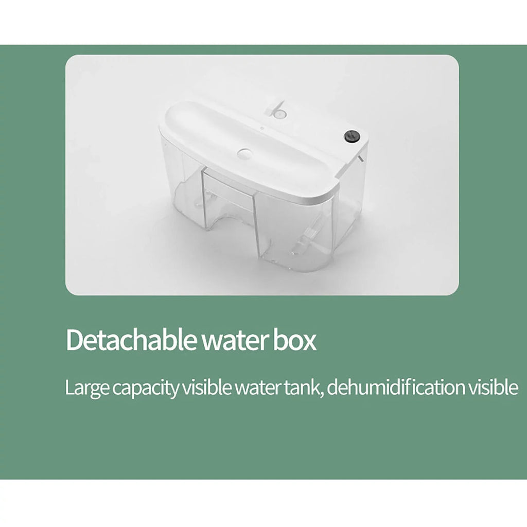 Stylish ZhdnBhnos Portable MIni Compact Dehumidifier Moisture Dryer w/ Drain Hose 2.5L Water Tank for Bedroom Caravan RV Garage