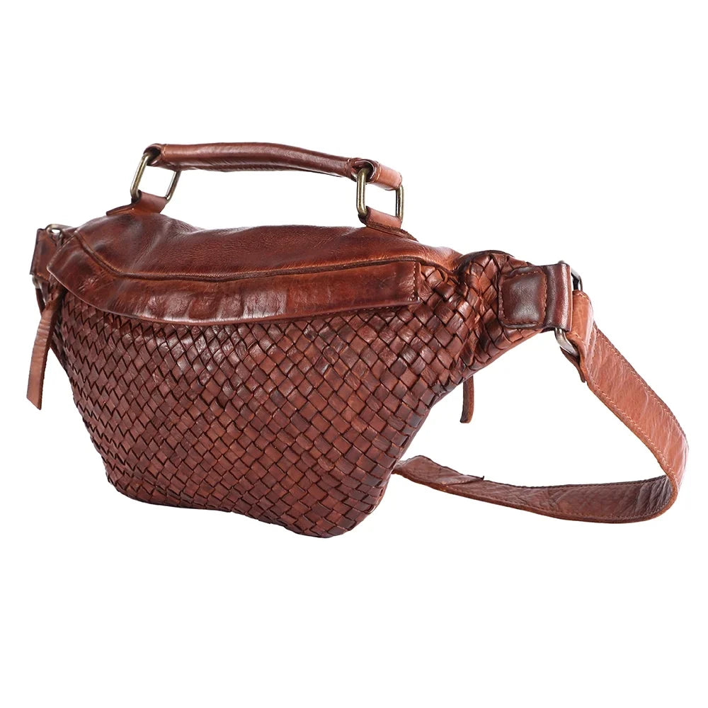 Stylish NM Never Mind Nmbgm148E Fanny Pack Vintage Handmade Genuine Cowhide Leather Women Bag WesternÂ HandbagÂ Purse