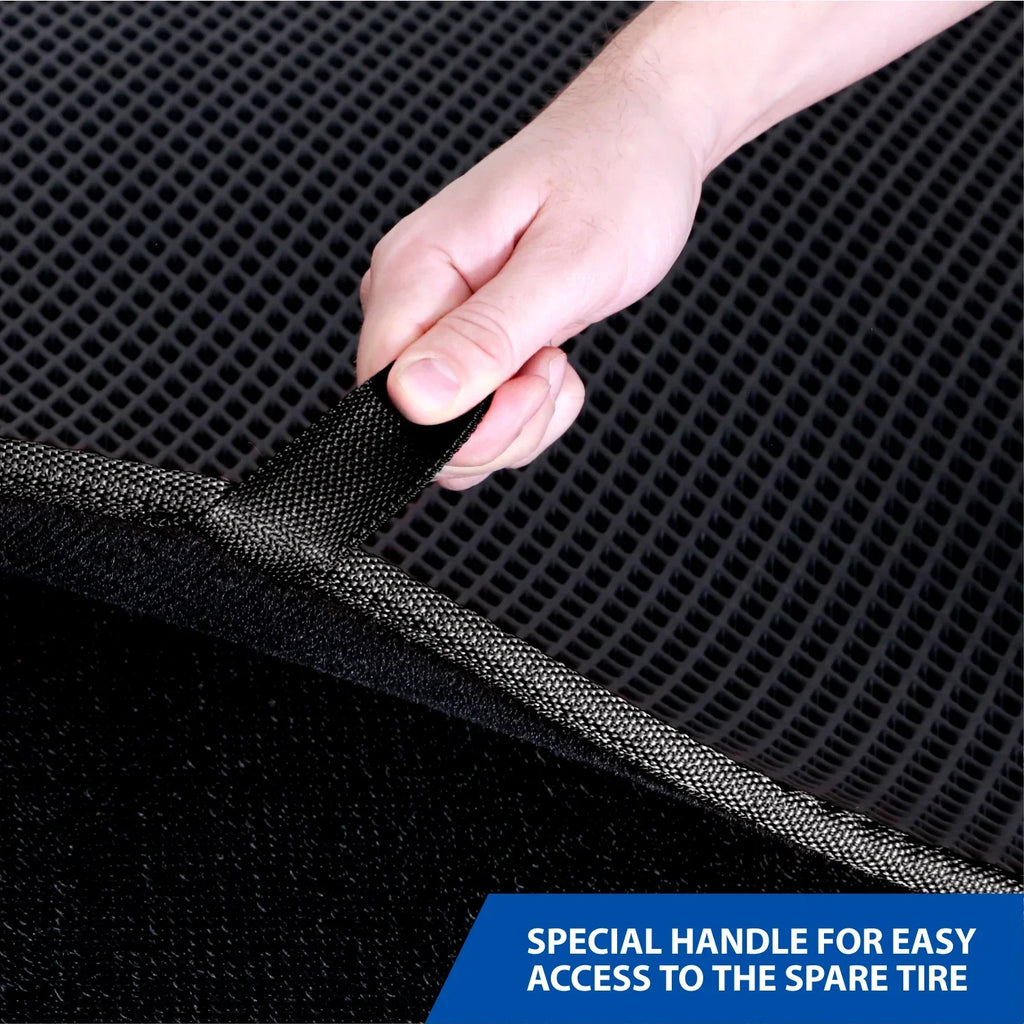 Stylish Goodyear Custom Fit Cargo Mat Liner for Toyota Camry 2018-2024 - Heavy Duty Trunk Liner, Diamond Shape, Luggage with Waterproof, Liquid & Dirt Trapping Technology - Anti-Slip Cargo Liner - GY004551