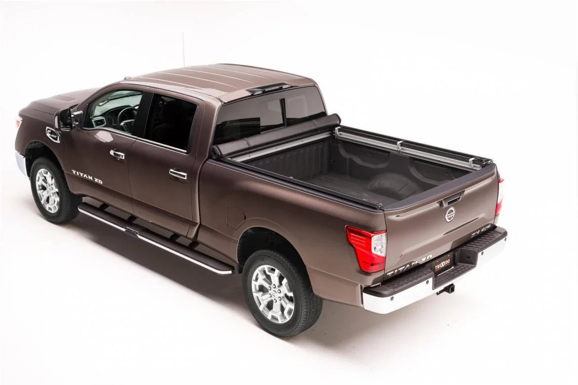 TruXedo TruXport Soft Roll Up Truck Bed Tonneau Cover | 288801 | Fits 2016 - 2021 Nissan Titan w/o Track System 6' 7" Bed (78.7")