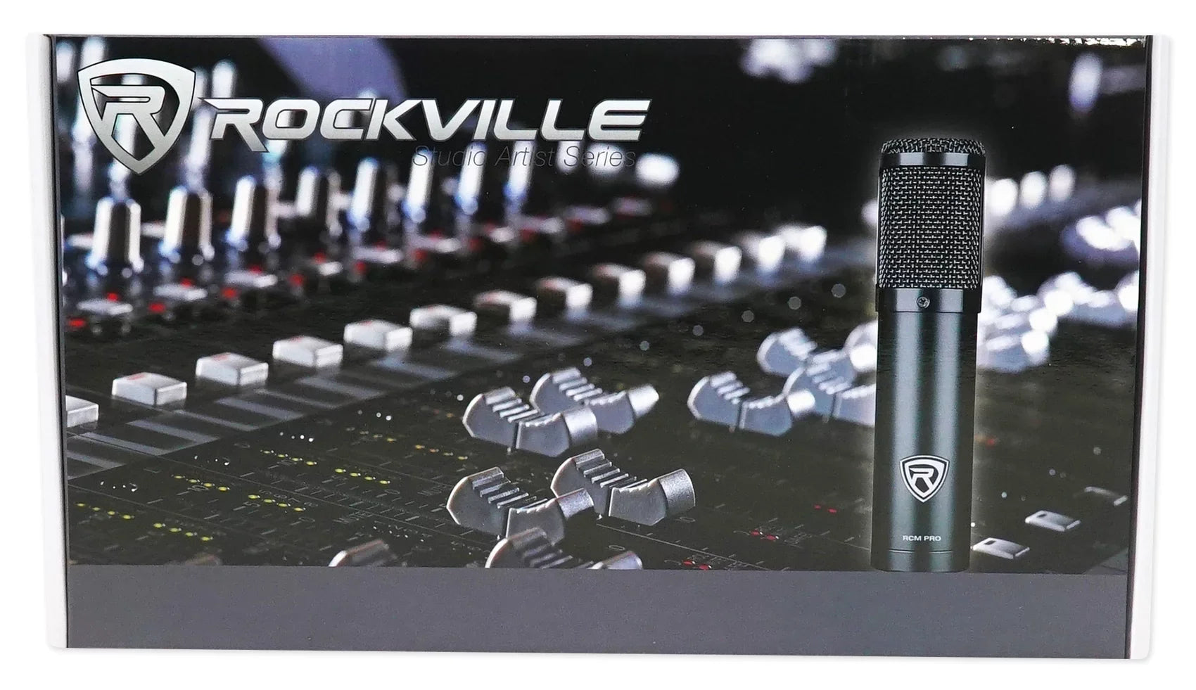 Rockville RCM PRO Studio/Recording Podcast Condenser Microphone+Isolation Shield - Exclusive Design