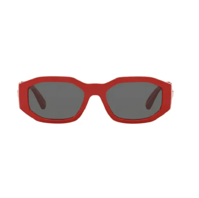 Versacce VE4361 Unisex's Plastic Geometric Sunglasses Red 53mm/16-140 Adult - Exclusive Design