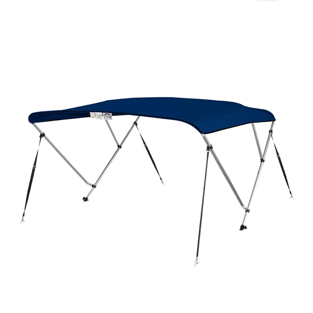 Stylish Bimini Top Boat Cover 36" High 3 Bow 6' ft. L x 73" - 78" W NAVY BLUE