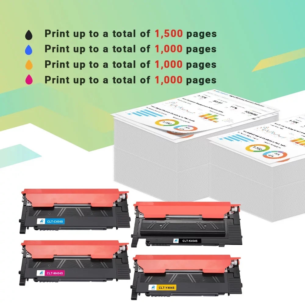 CLT-404S Compatible samsung 404s toner Cartridge for C430w Xpress C480FW for Samsung CLT-K404S K404S SL C430W C480FW C480FN 480FW 430W 480FN Printer Ink