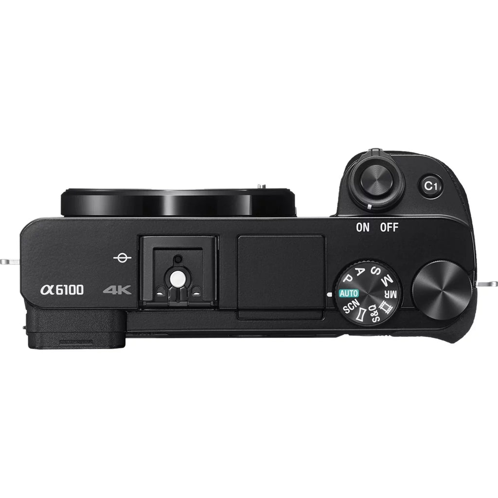 Sony Alpha ï¿½ï¿½6100 24.2 Megapixel Mirrorless Camera Body Only, Black